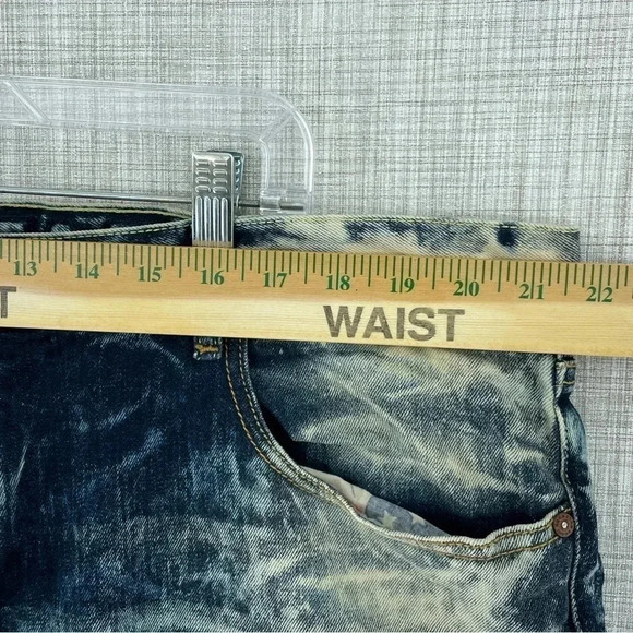 Rockstar Mens Size 42 button fly straight leg jeans 1544 - Picture 3 of 12